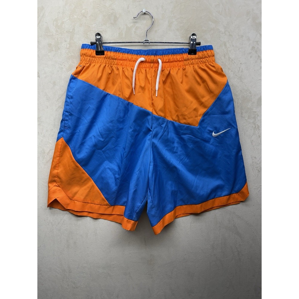 Nike Basketball Shorts Mens Medium Dri-FIT DNA 8" NWT Colorblock Athletic Orange